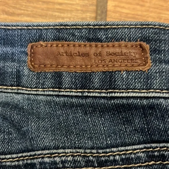 Articles of Society Mid-Rise Skinny Jeans Blue 29 - Picture 4 of 8